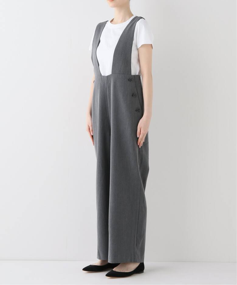 追加》TRストレッチダブルボタンサロペット（サロペット 