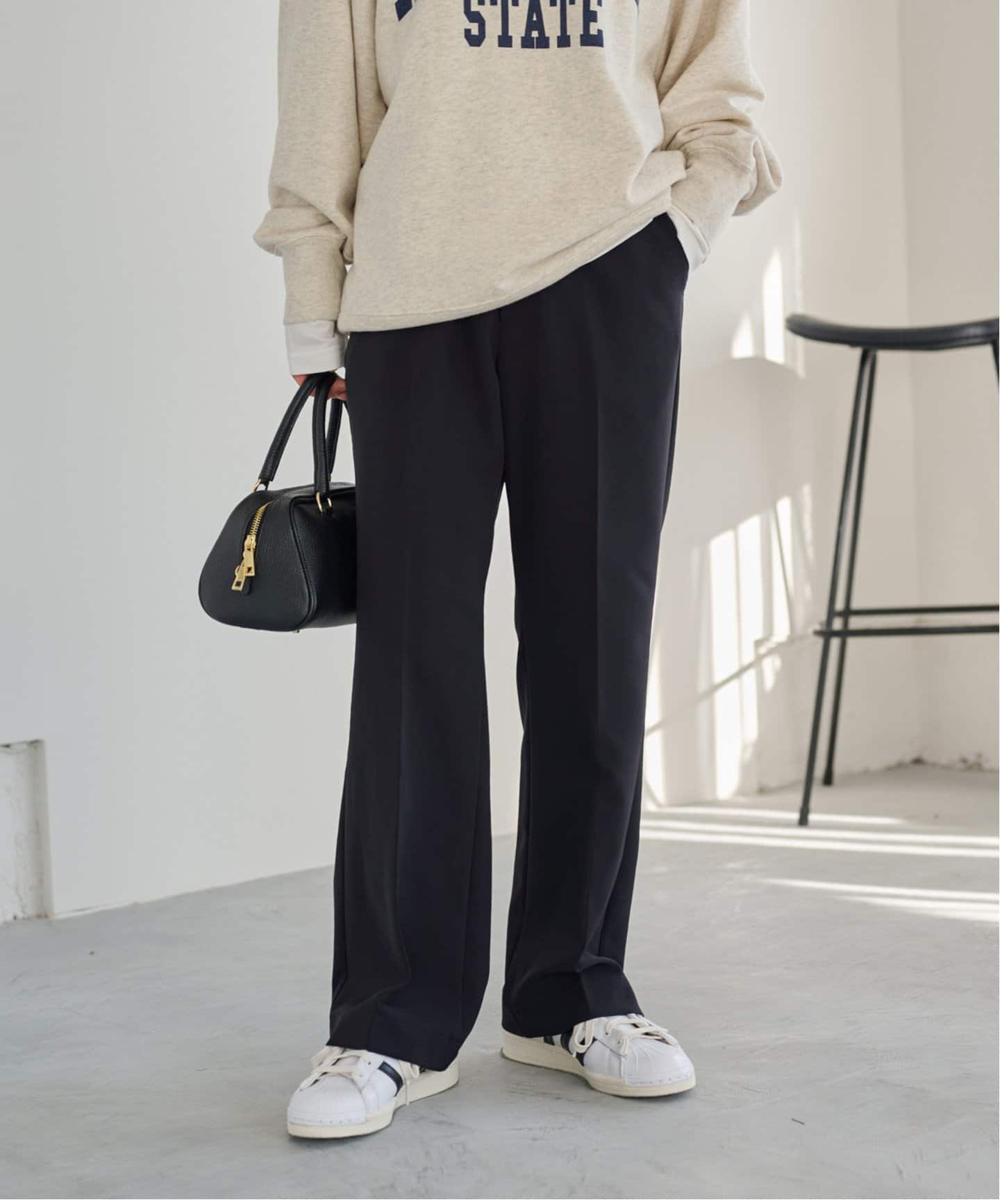 追加》ウォッシャブルストレッチダブルクロスパンツ（スラックス
