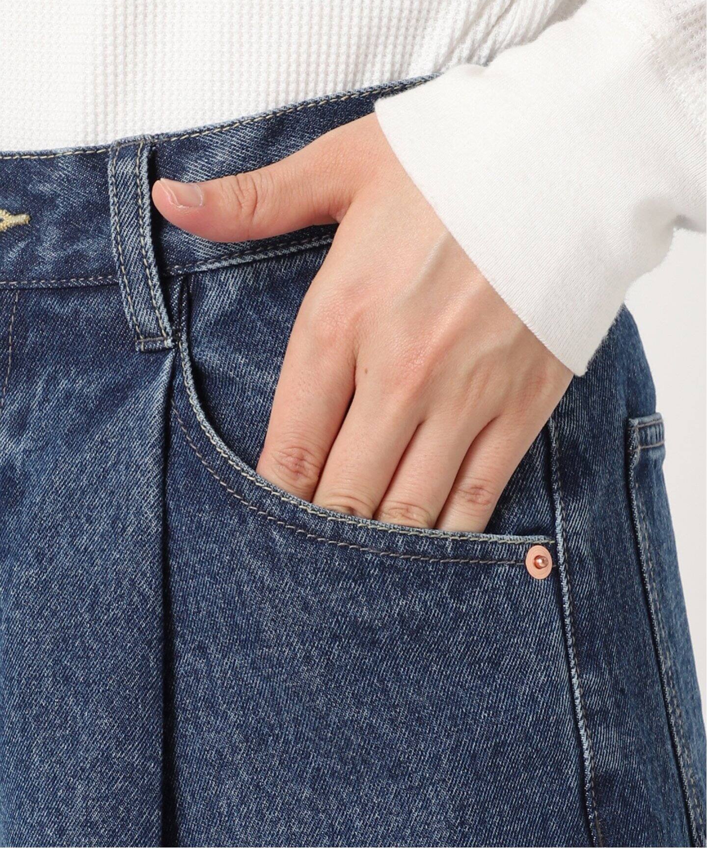 タックデニムワイドレッグ（デニムパンツ・ジーンズ）｜JOURNAL
