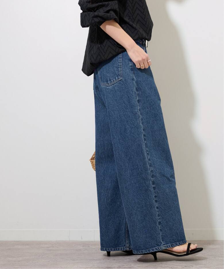 RE. アールイードット 仲里依紗 ワイドBIGデニムパンツ（仲里依紗の 