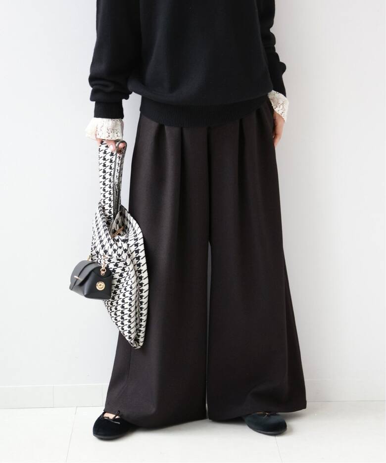 Ourlegacy23AW 取り外さ serenetrouserblackワイドスラックス