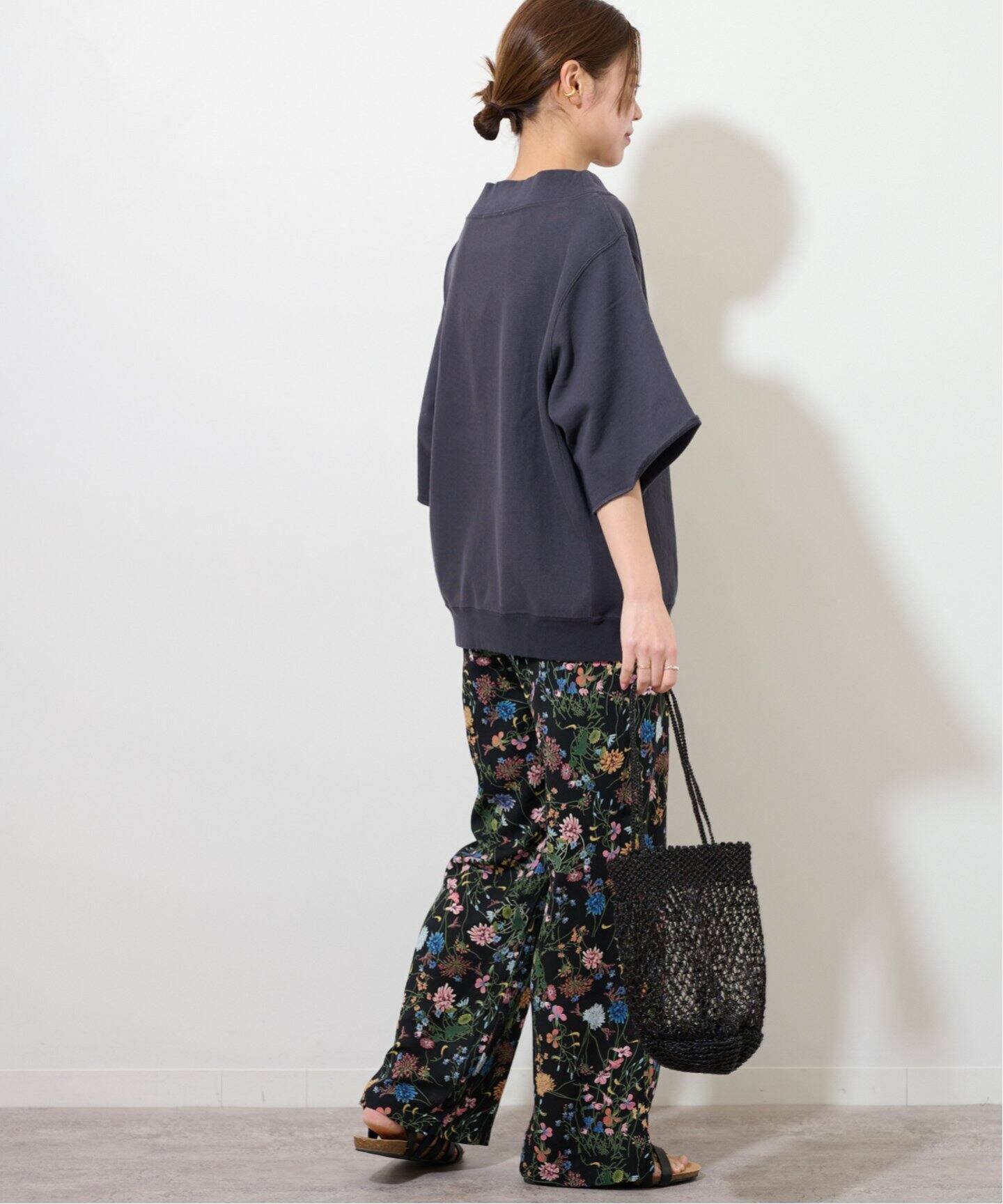 追加》ブラックフローラルイージーパンツ（その他パンツ）｜JOURNAL  