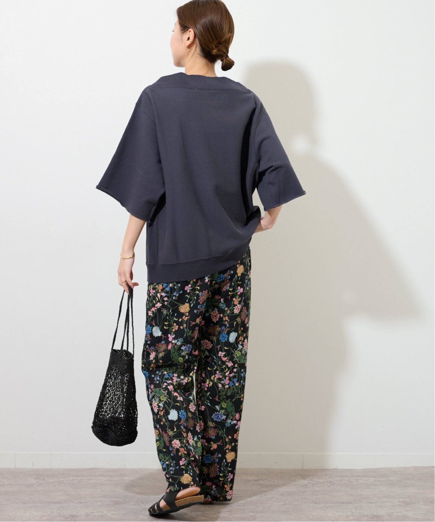 追加》ブラックフローラルイージーパンツ（その他パンツ）｜JOURNAL  