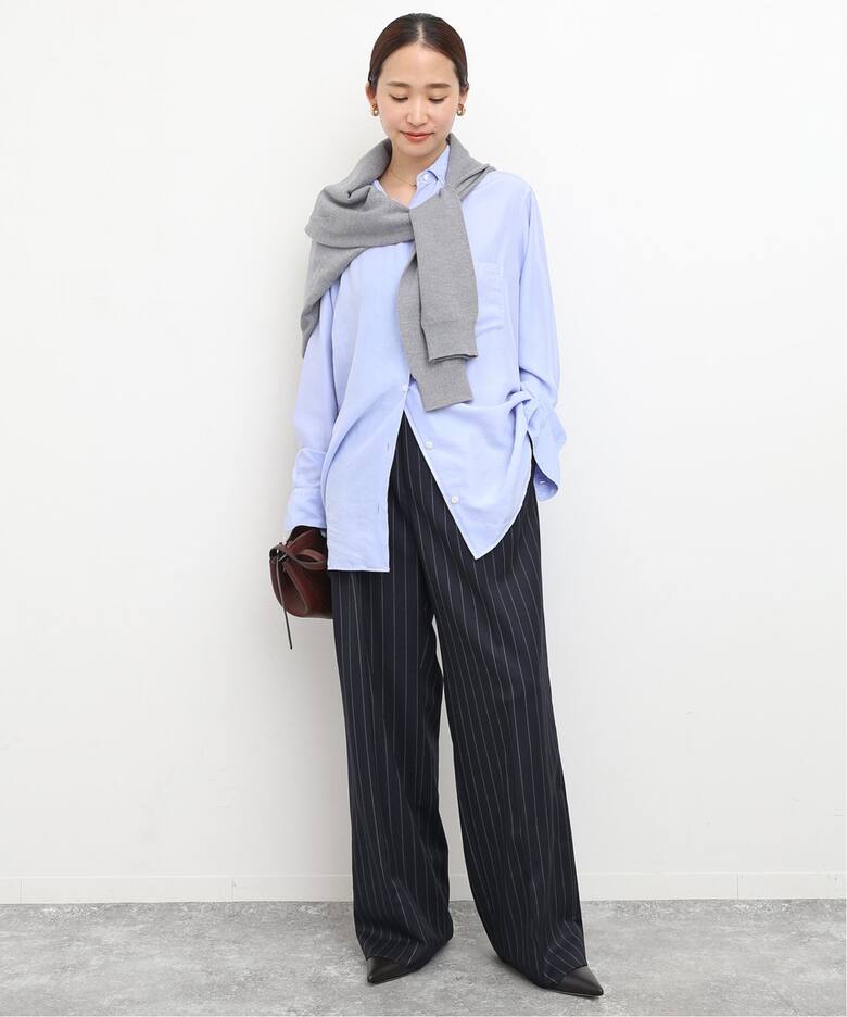WOOL SERGE SAGGER パンツ（スラックス）｜Deuxieme Classe 
