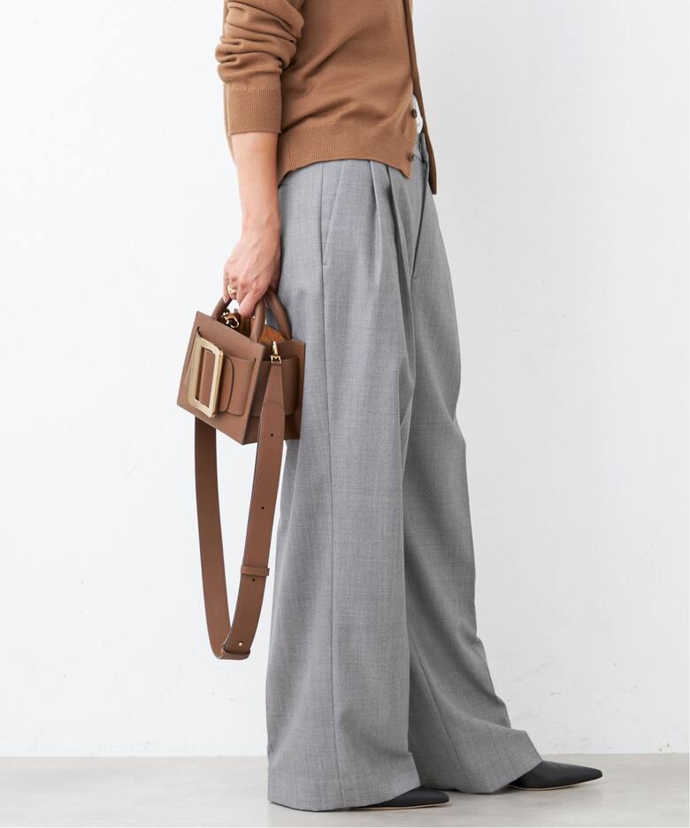 WOOL SERGE SAGGER パンツ（スラックス）｜Deuxieme Classe 