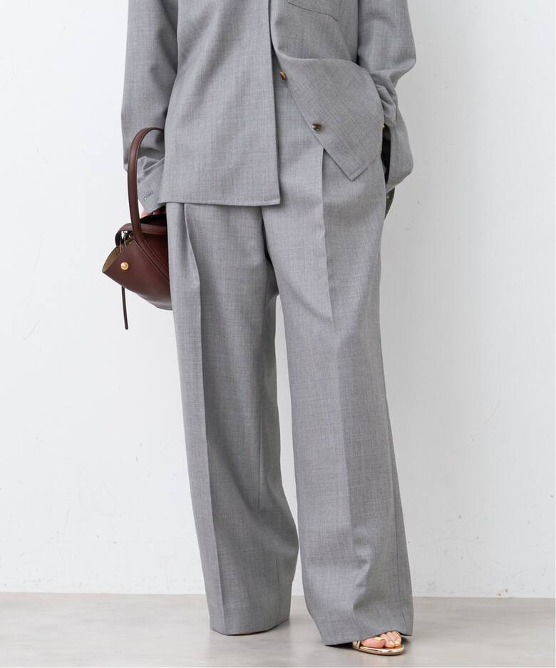 WOOL SERGE SAGGER パンツ（スラックス）｜Deuxieme Classe 
