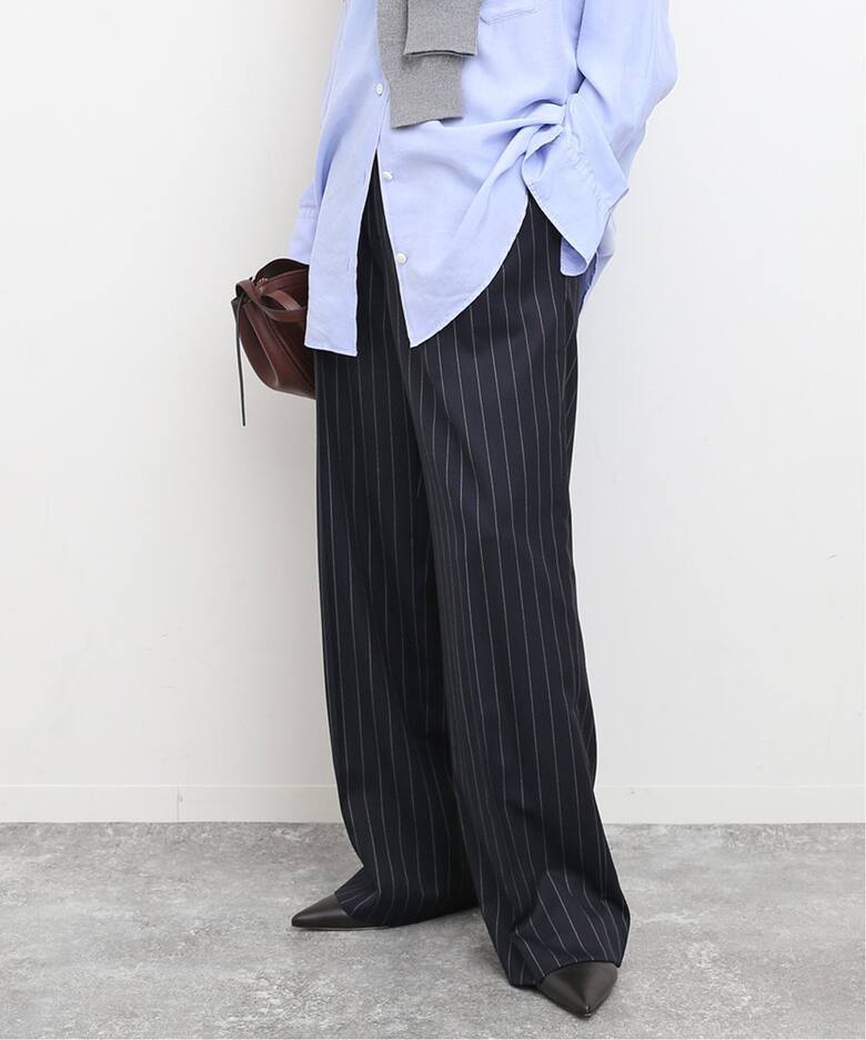 WOOL SERGE SAGGER パンツ（スラックス）｜Deuxieme Classe 