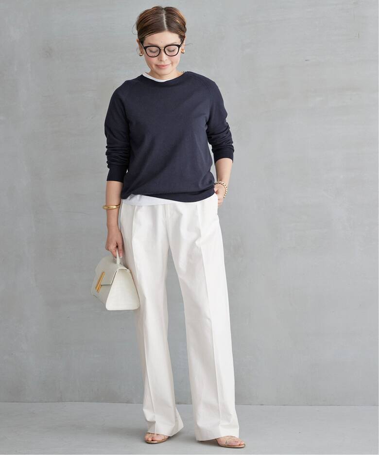 TUCK CHINO ワイドパンツ（チノパンツ）｜Deuxieme Classe  