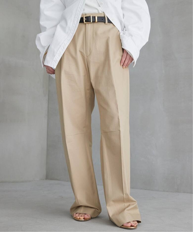 TUCK CHINO ワイドパンツ（チノパンツ）｜Deuxieme Classe 