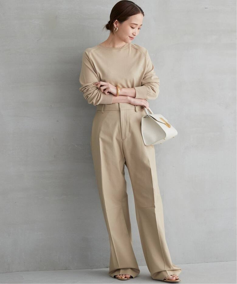 Deuxieme Classe TUCK CHINO ワイドパンツ 34 - チノパン 