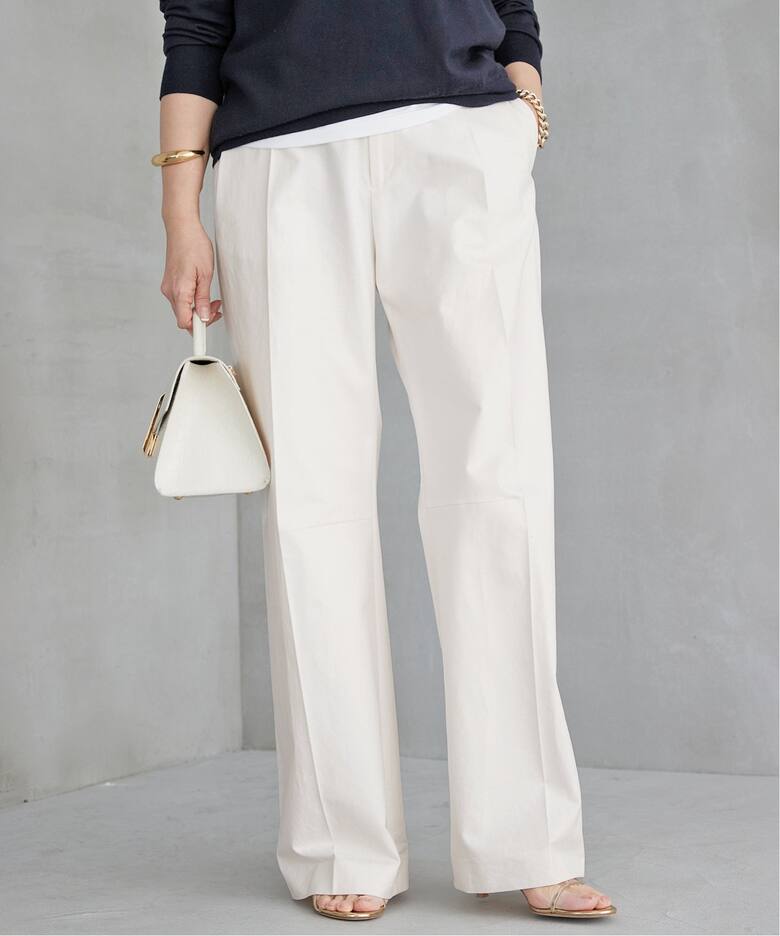 TUCK CHINO ワイドパンツ（チノパンツ）｜Deuxieme Classe  