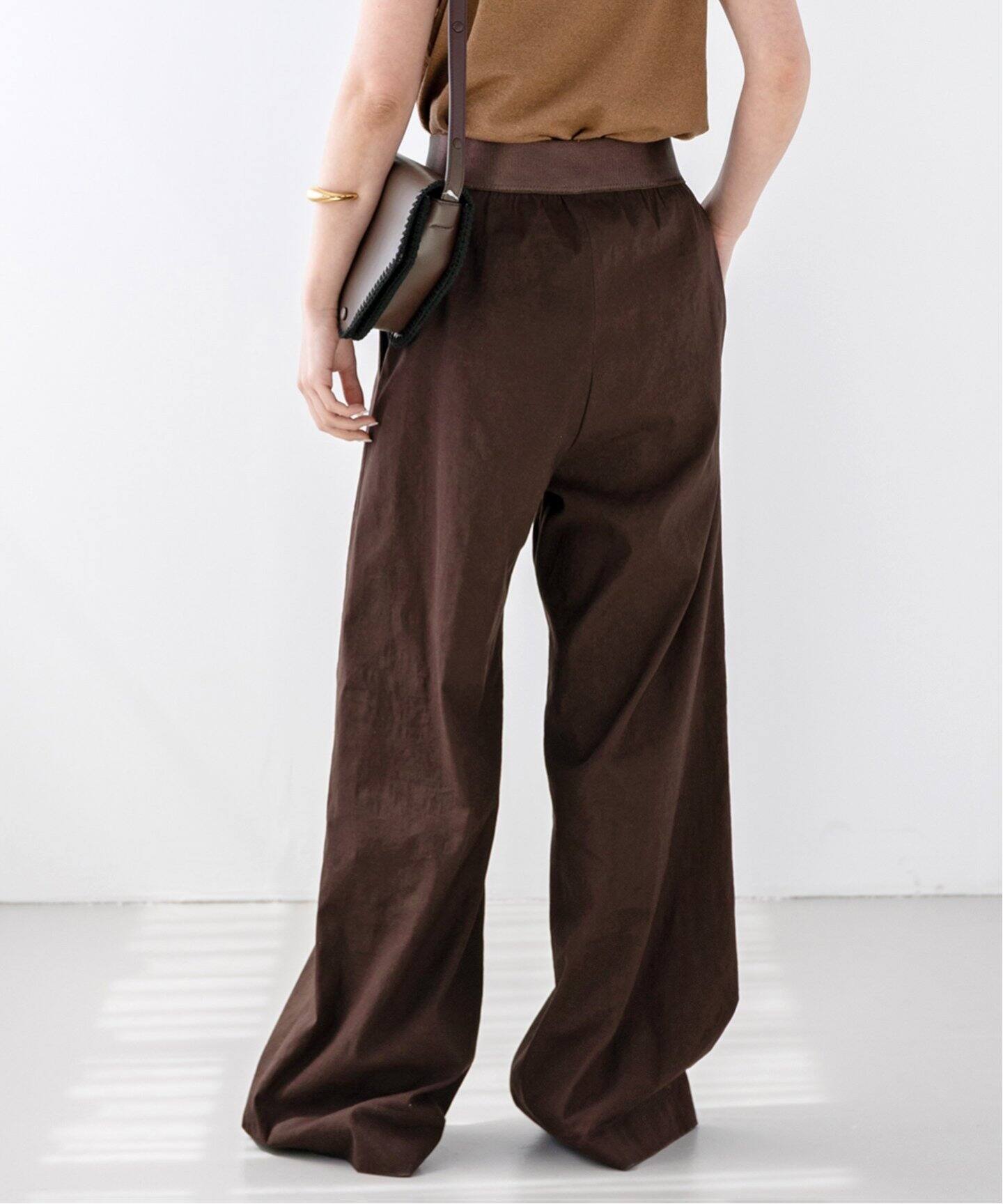 Stretch twill タックパンツ（スラックス）｜Deuxieme Classe  