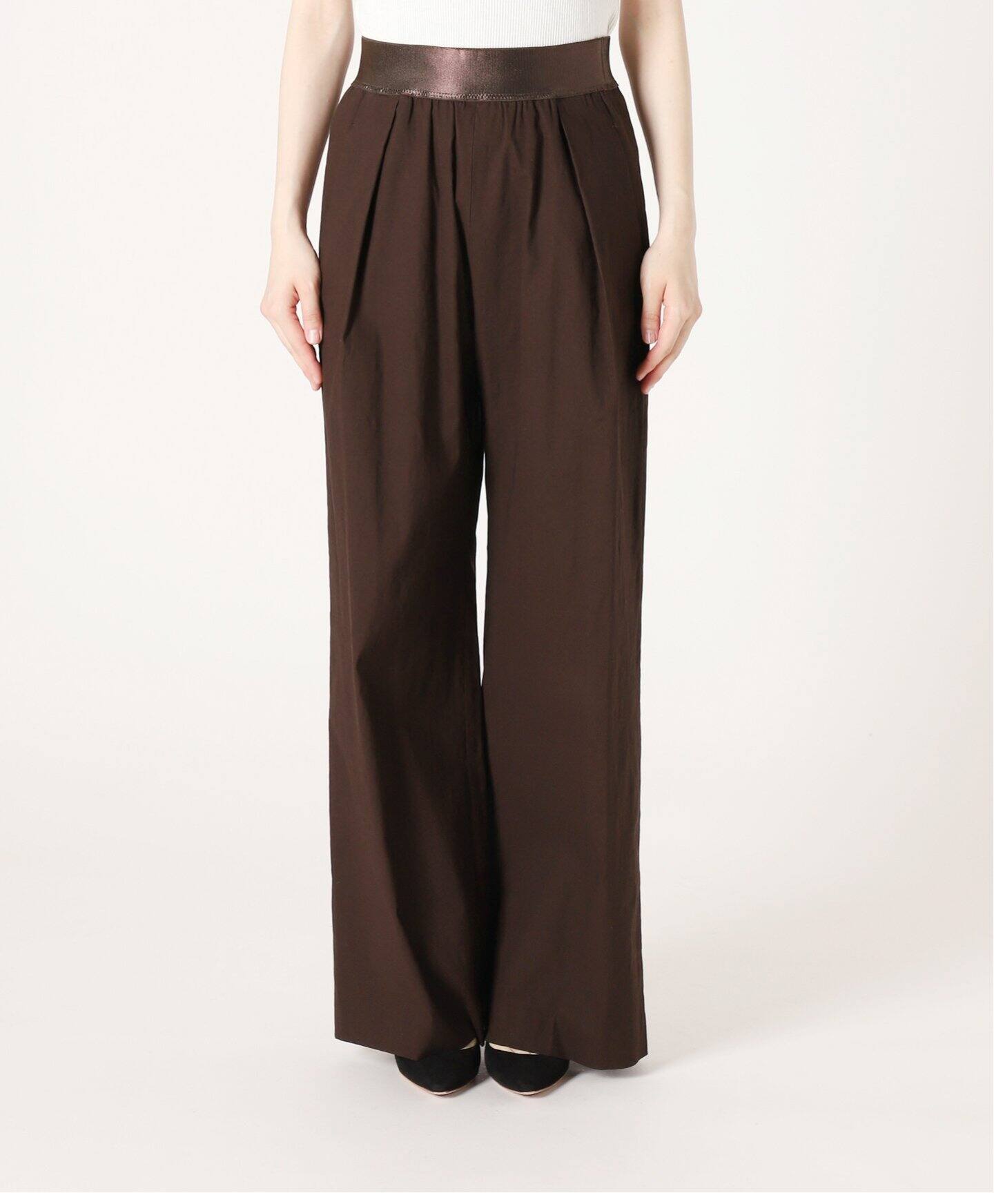 Stretch twill タックパンツ（スラックス）｜Deuxieme Classe  