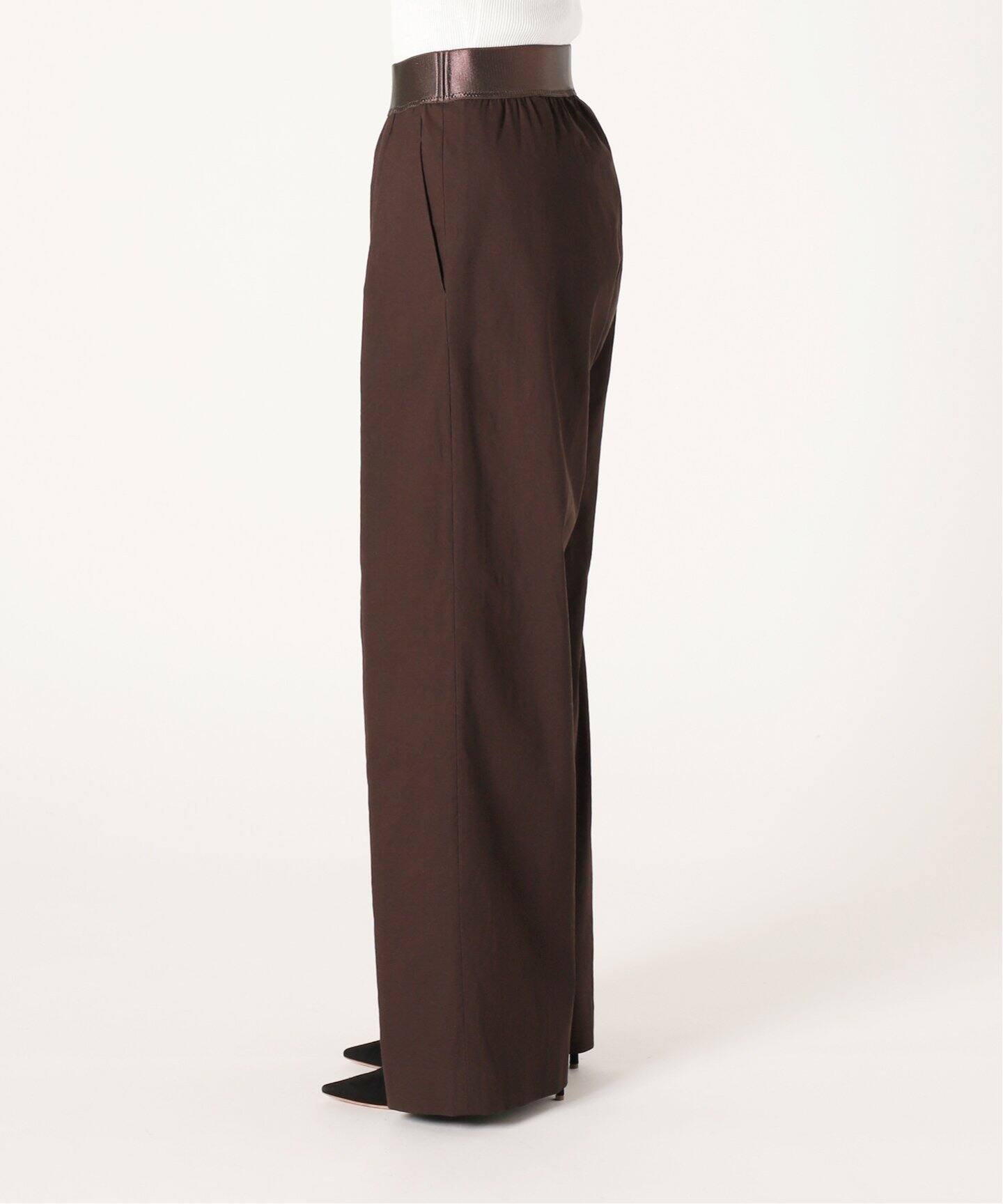 Stretch twill タックパンツ（スラックス）｜Deuxieme Classe  