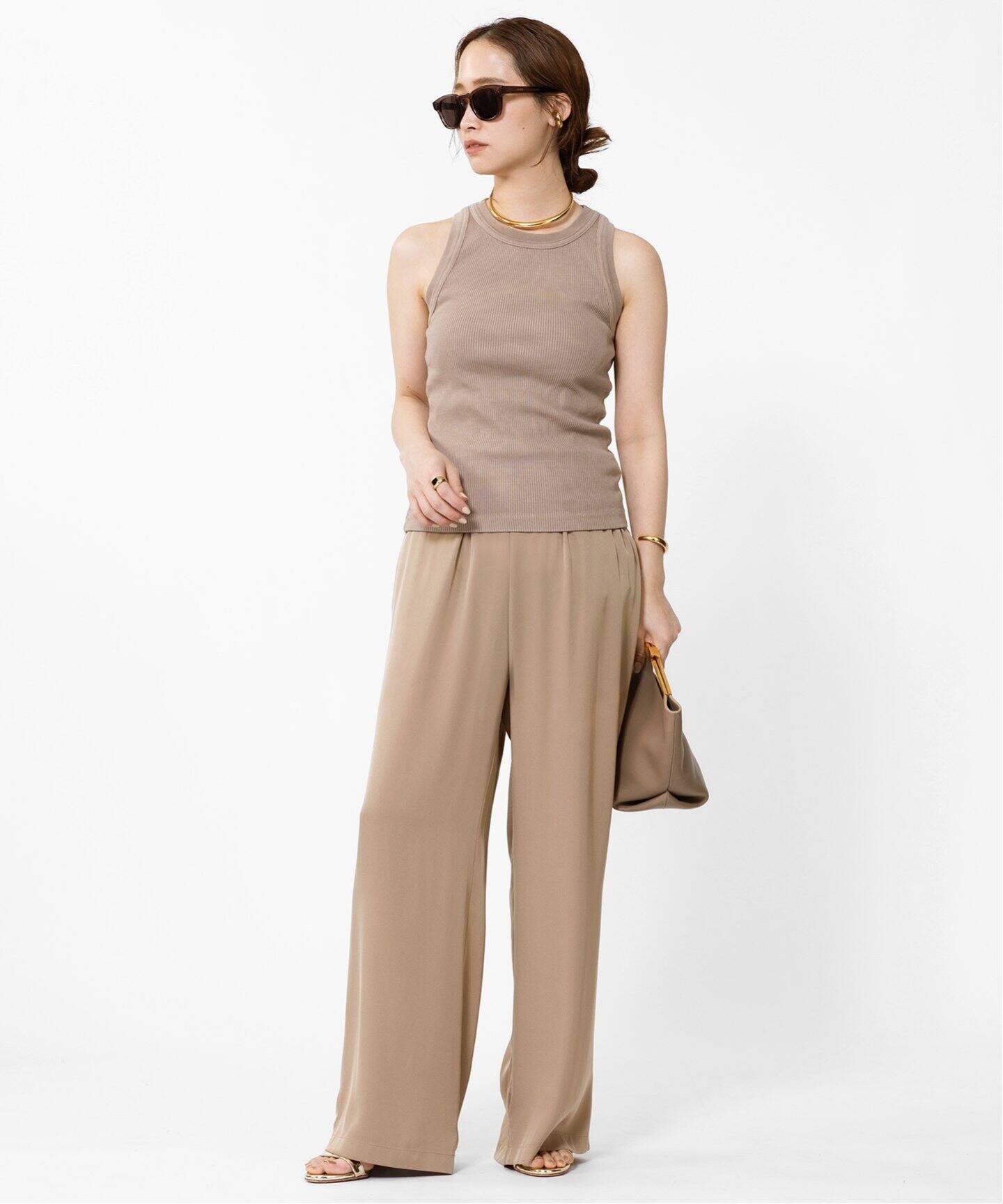 追加 シルクサテンイージー パンツ（その他パンツ）｜Deuxieme Classe  