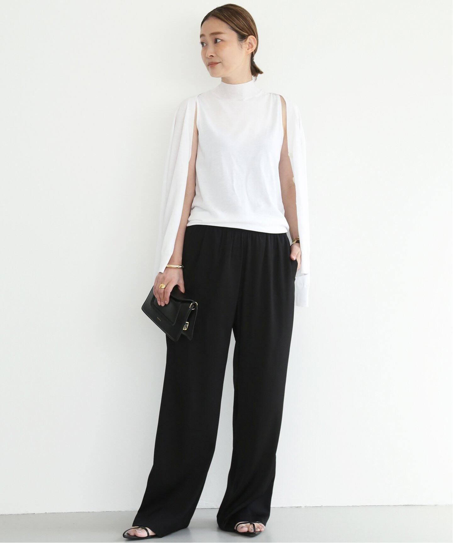 追加 シルクサテンイージー パンツ（その他パンツ）｜Deuxieme Classe  