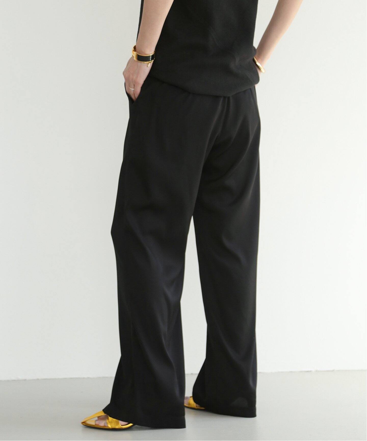 追加 シルクサテンイージー パンツ（その他パンツ）｜Deuxieme Classe  