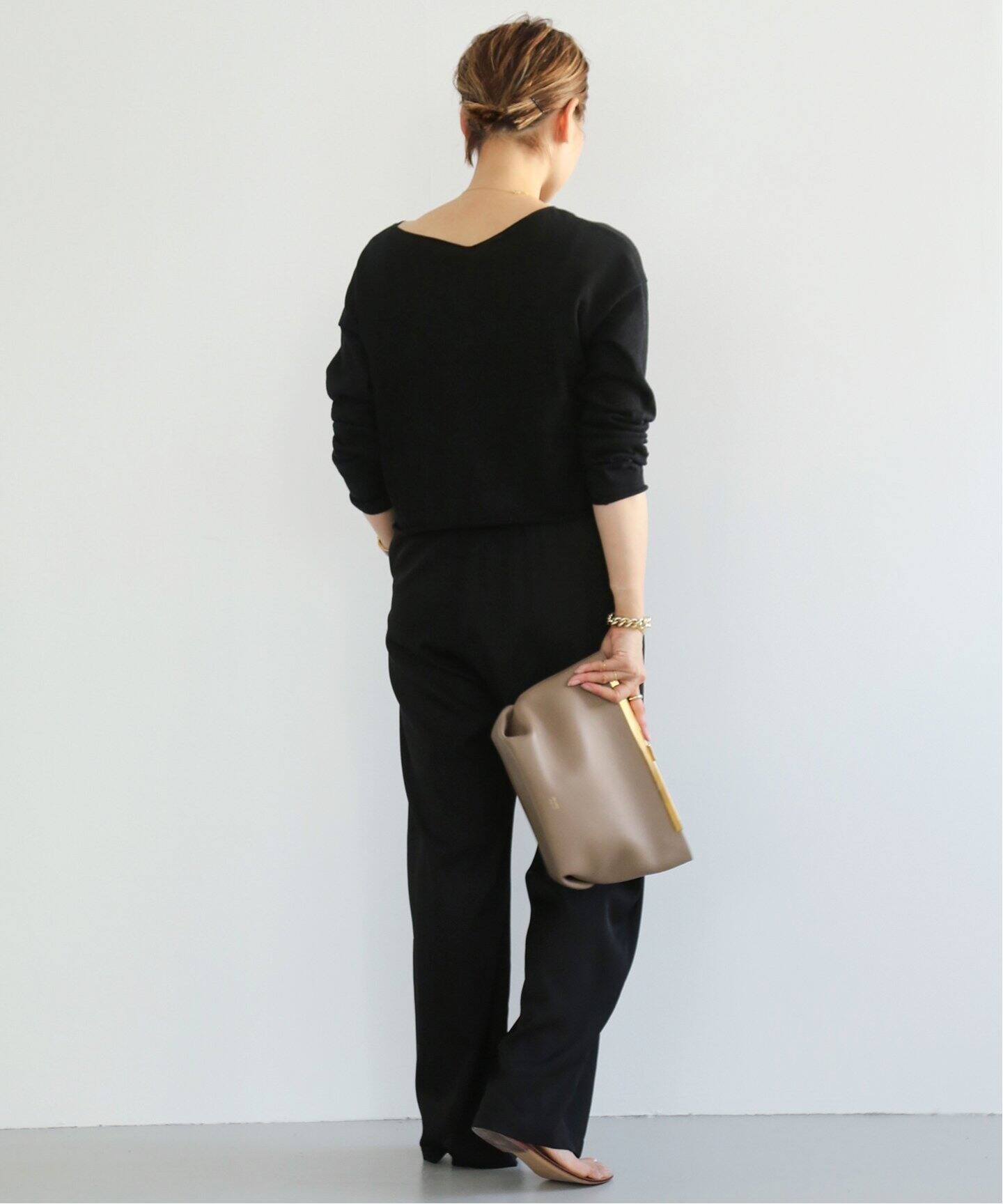 追加 シルクサテンイージー パンツ（その他パンツ）｜Deuxieme Classe  