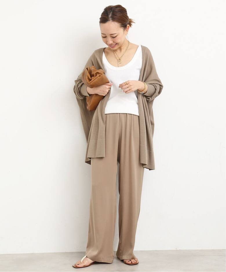 追加 シルクサテンイージー パンツ（その他パンツ）｜Deuxieme Classe  