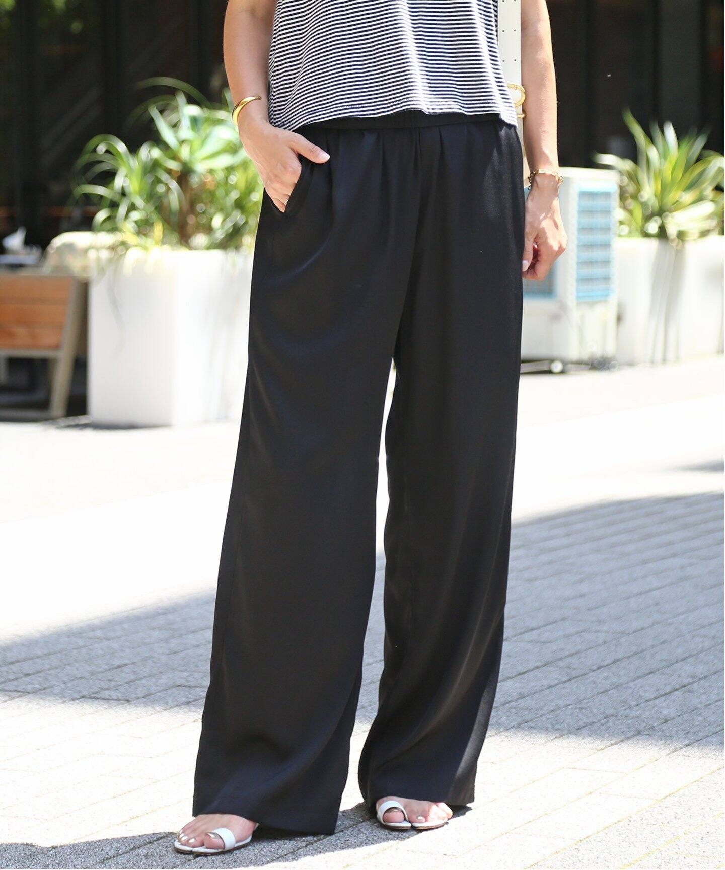 追加シルクサテン イージーパンツ（その他パンツ）｜Deuxieme Classe  