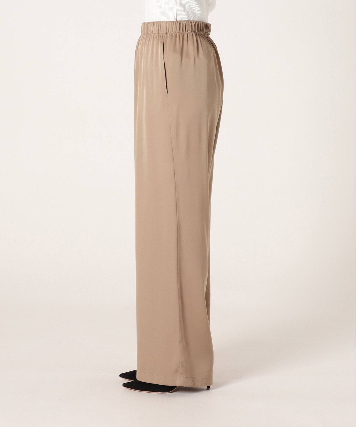 追加シルクサテン イージーパンツ（その他パンツ）｜Deuxieme Classe  