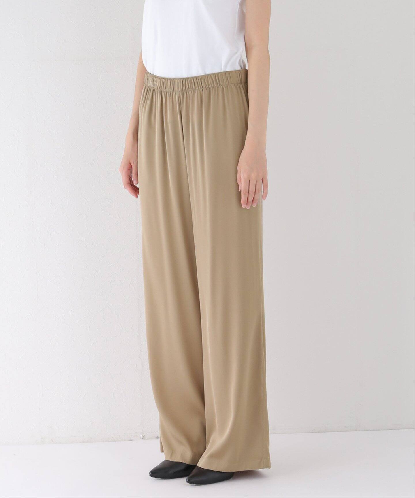 追加シルクサテン イージーパンツ（その他パンツ）｜Deuxieme Classe  