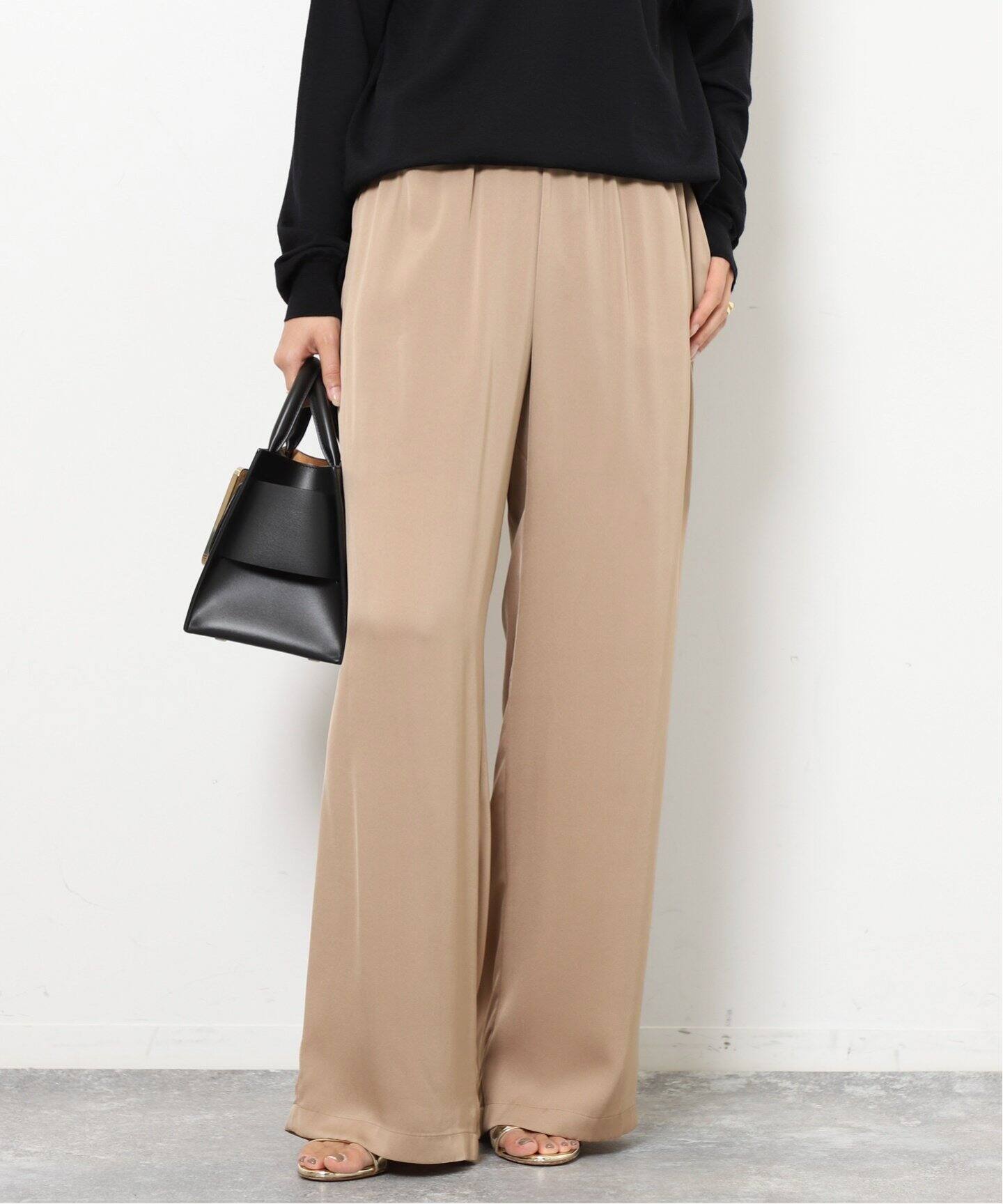 追加シルクサテン イージーパンツ（その他パンツ）｜Deuxieme Classe  