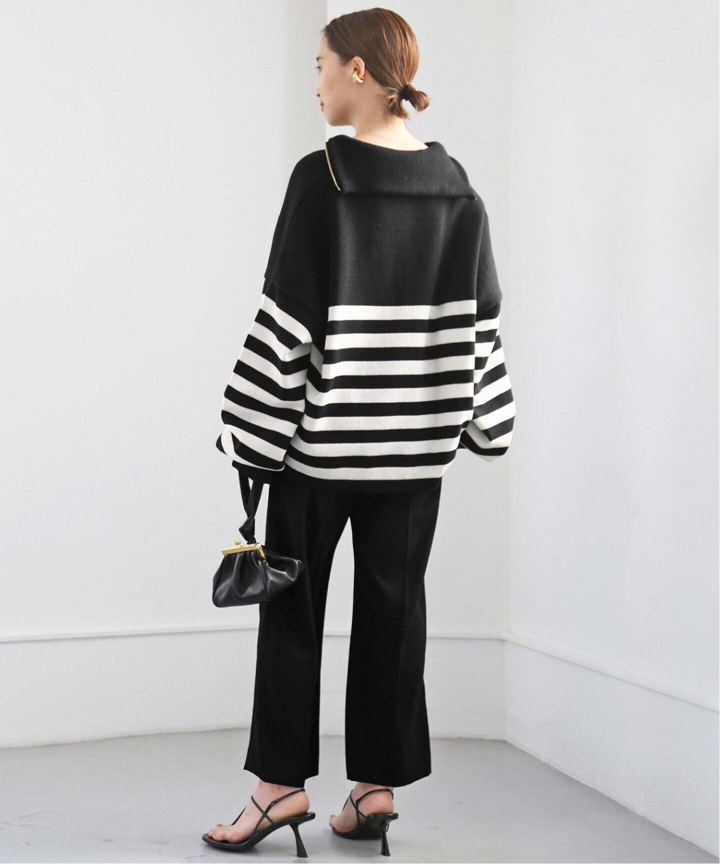 EDEN クロップド ワイドパンツ BLK（その他パンツ）｜Deuxieme Classe  