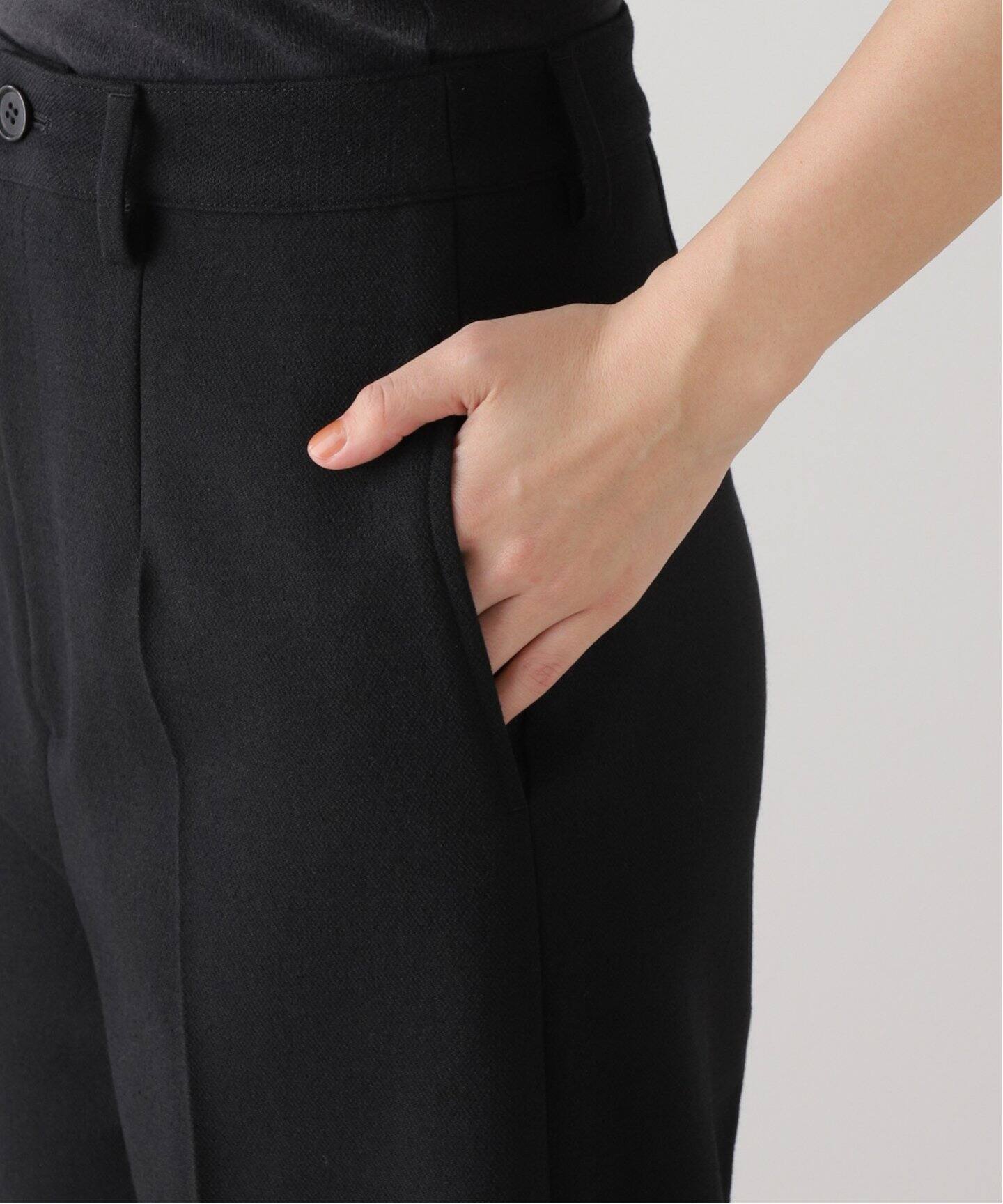 新品タグ付DISCO CRAPE パンツ(BK) 