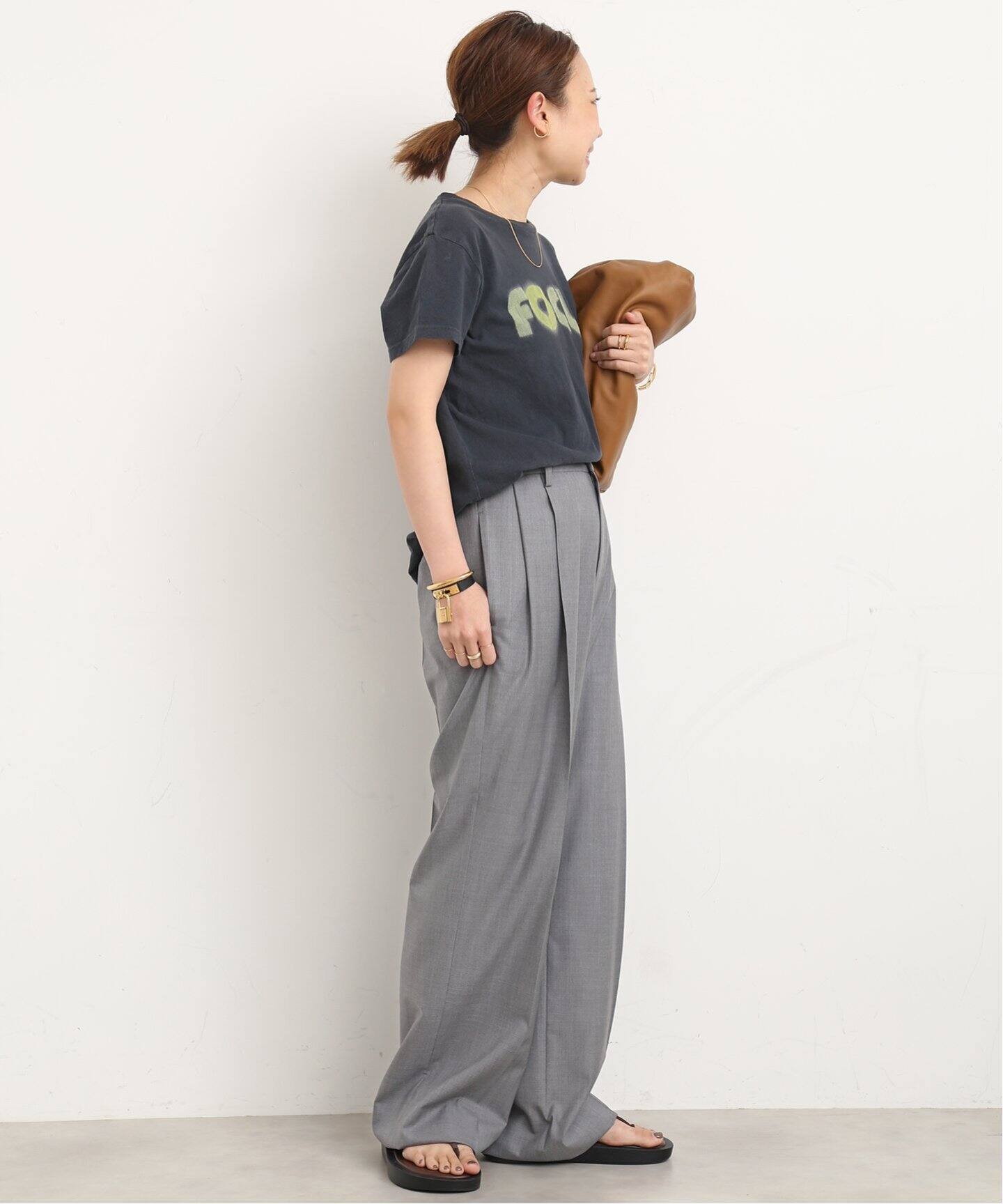 WOOL TRO タックパンツ（スラックス）｜Deuxieme Classe  