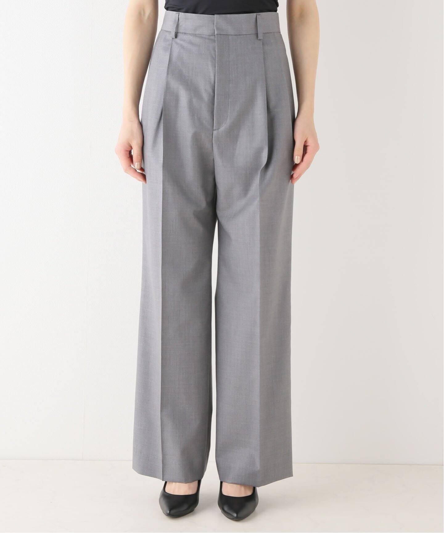 WOOL TRO タックパンツ（スラックス）｜Deuxieme Classe 