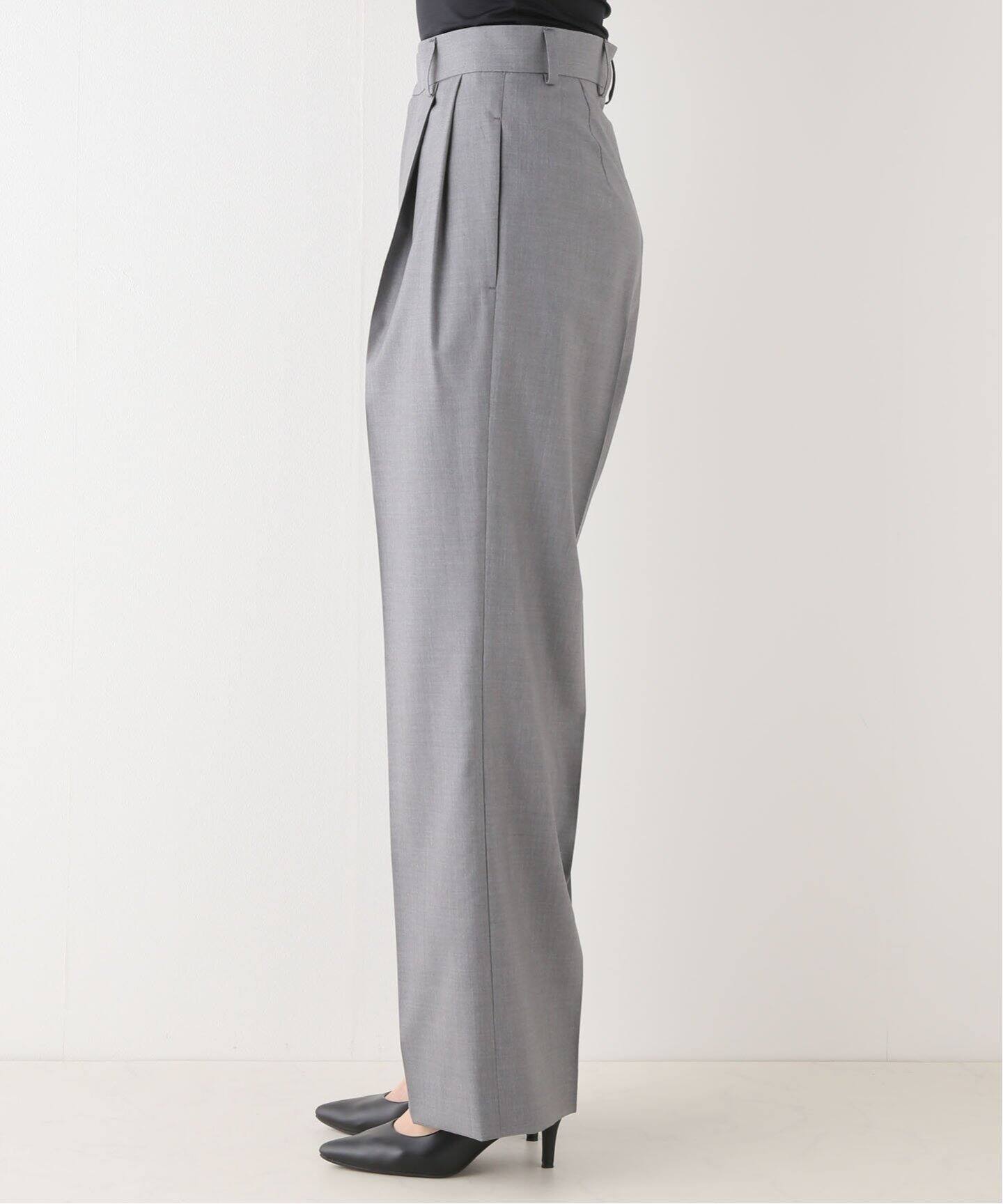 WOOL TRO タックパンツ（スラックス）｜Deuxieme Classe  