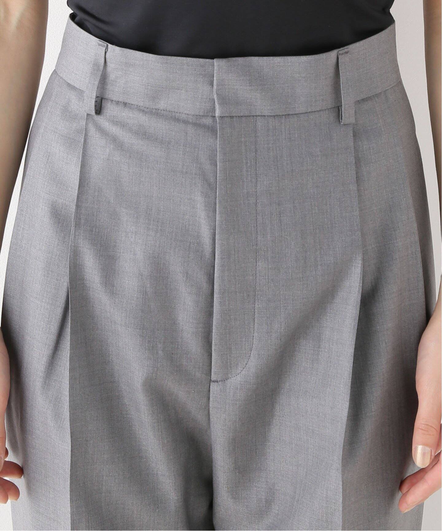 WOOL TRO タックパンツ（スラックス）｜Deuxieme Classe 