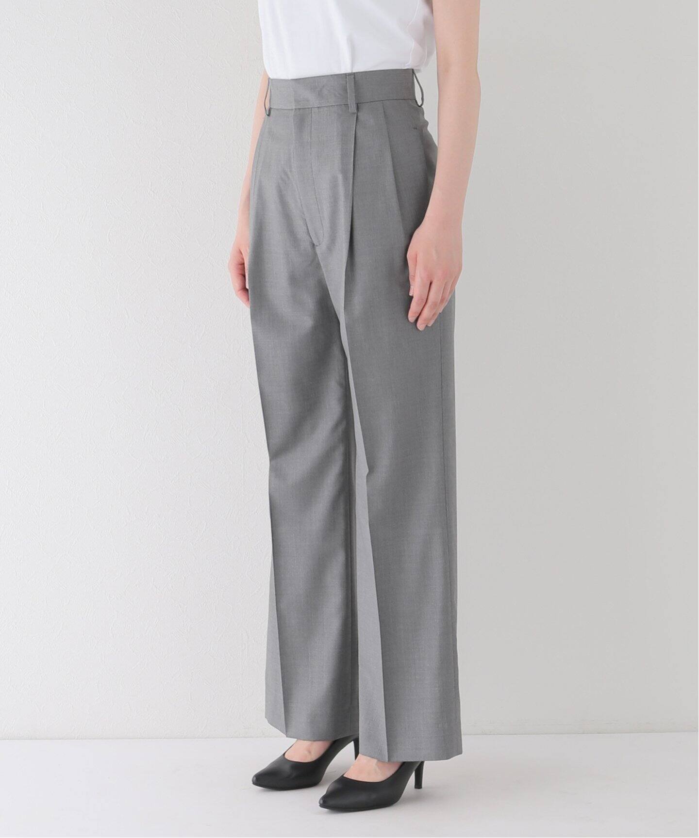 WOOL TRO タックパンツ（スラックス）｜Deuxieme Classe  