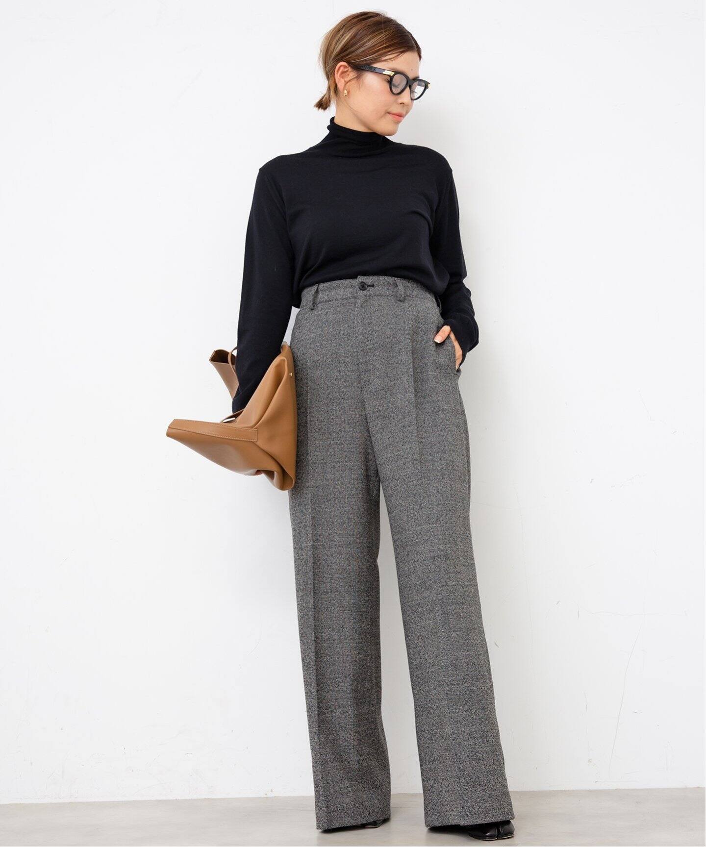 DISCO CRAPE パンツ(GRY)（スラックス）｜Deuxieme Classe 