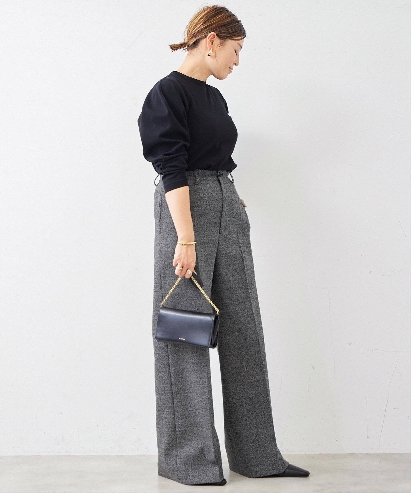 DISCO CRAPE パンツ(GRY)（スラックス）｜Deuxieme Classe 