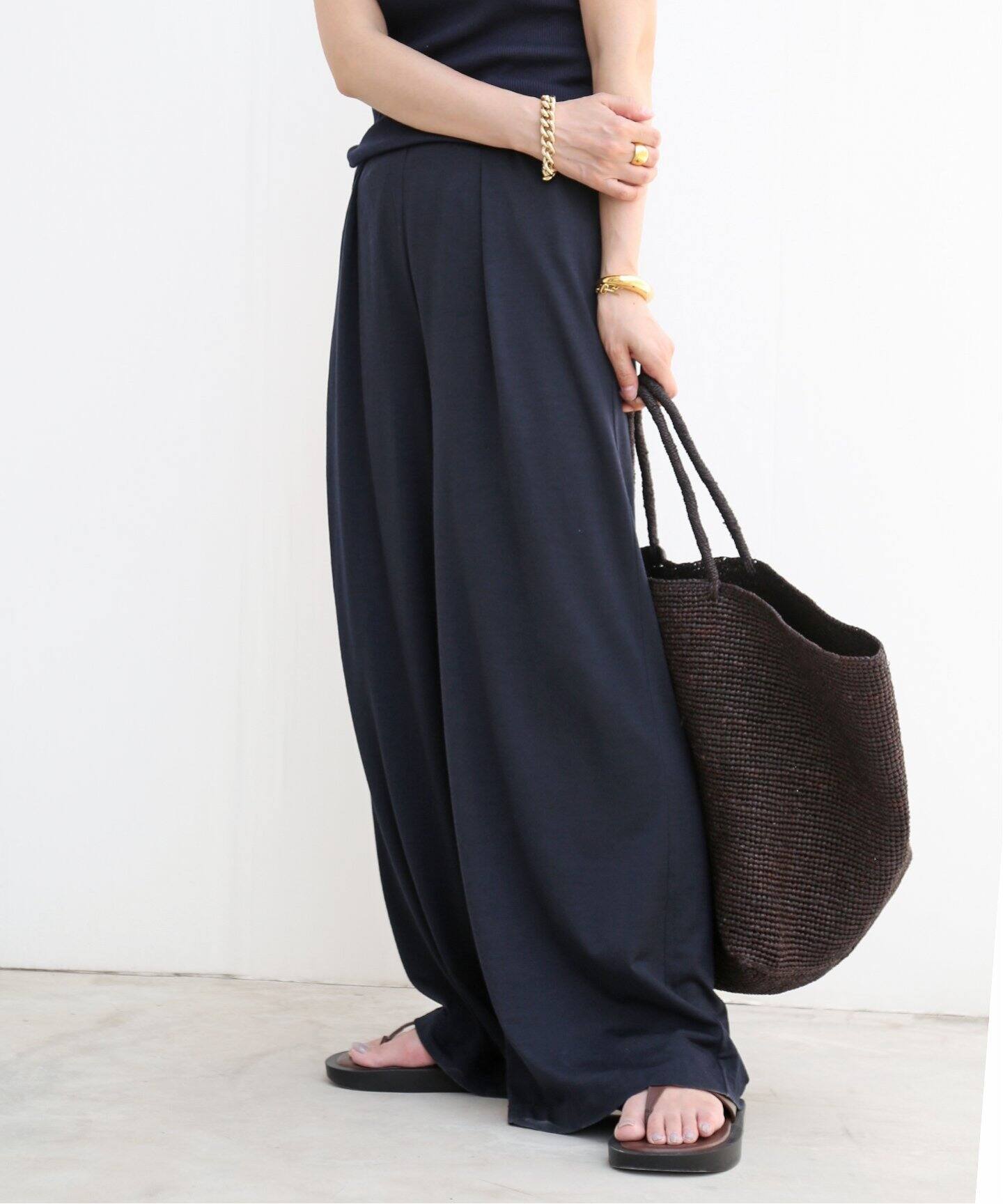 Prime wool jersey パンツ（その他パンツ）｜Deuxieme Classe 