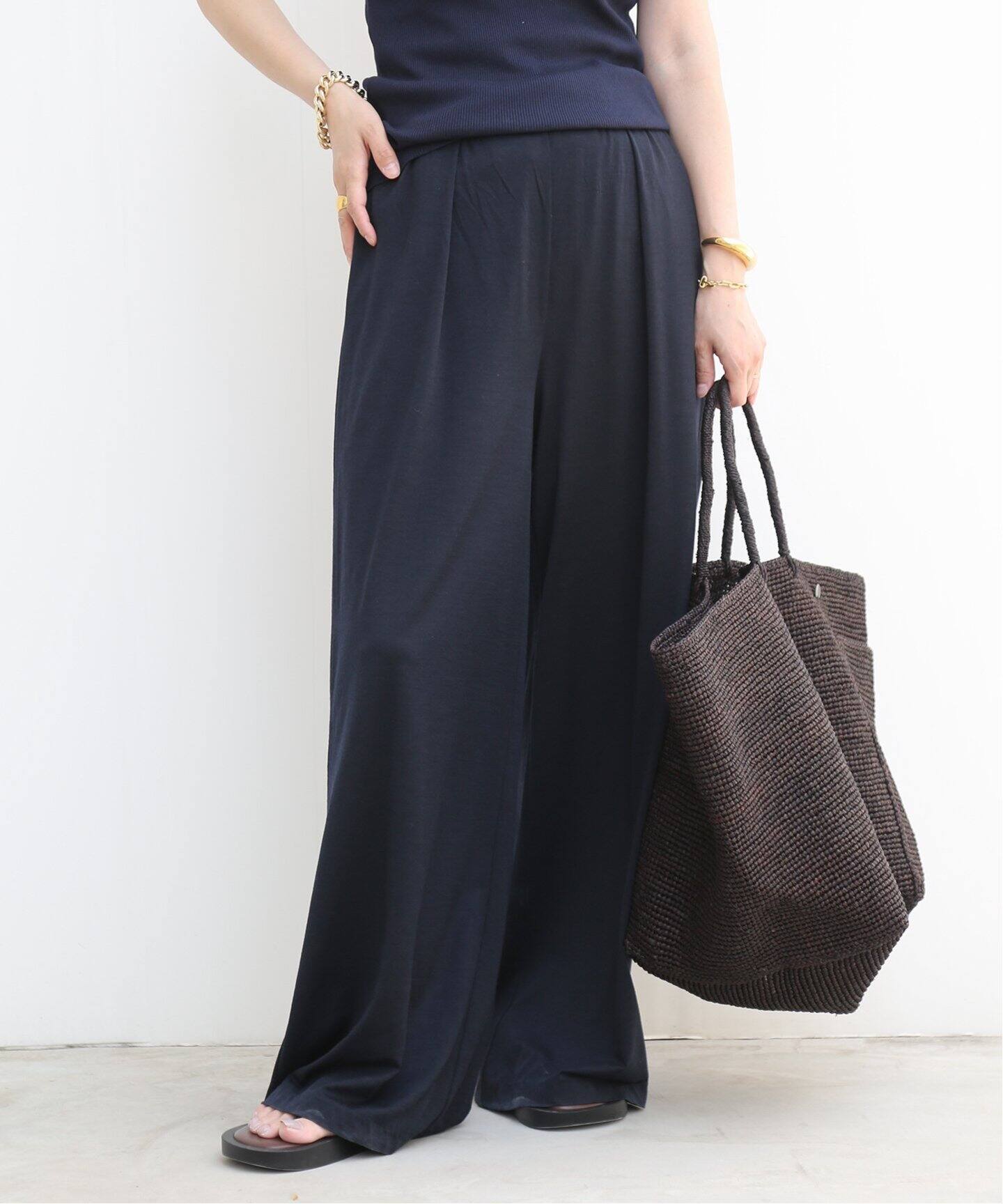 Prime wool jersey パンツ（その他パンツ）｜Deuxieme Classe  