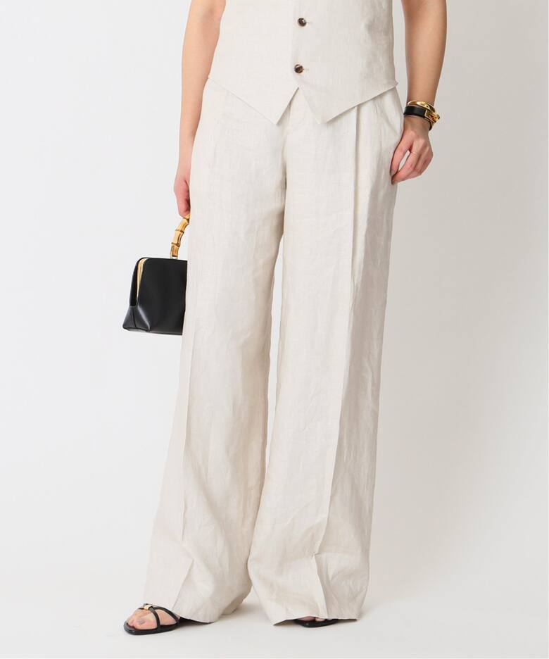 Dashingly リネンパンツ（スラックス）｜Deuxieme Classe  