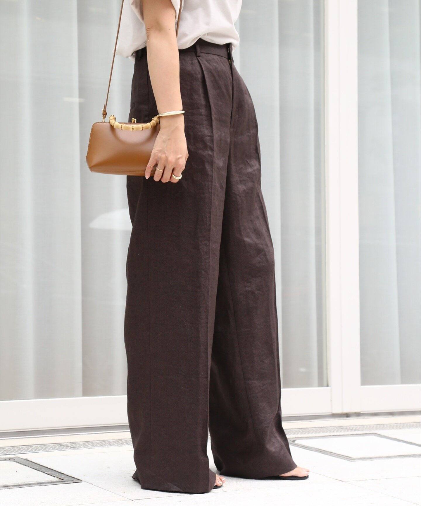 【新品未使用】Deuxieme Classe Dashinglyリネンパンツ36 新品】Deuxieme Classe Dashingly リネンパンツ 36