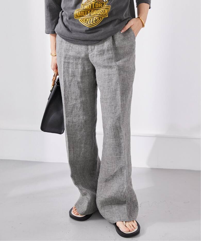 Dashingly リネンパンツ（スラックス）｜Deuxieme Classe  