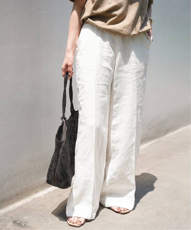 Handsome リネン パンツ（その他パンツ）｜Deuxieme Classe  