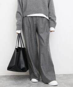 LUREN/ルーレン】 LAURA LONG KNIT コートのコーディネートスナップ  