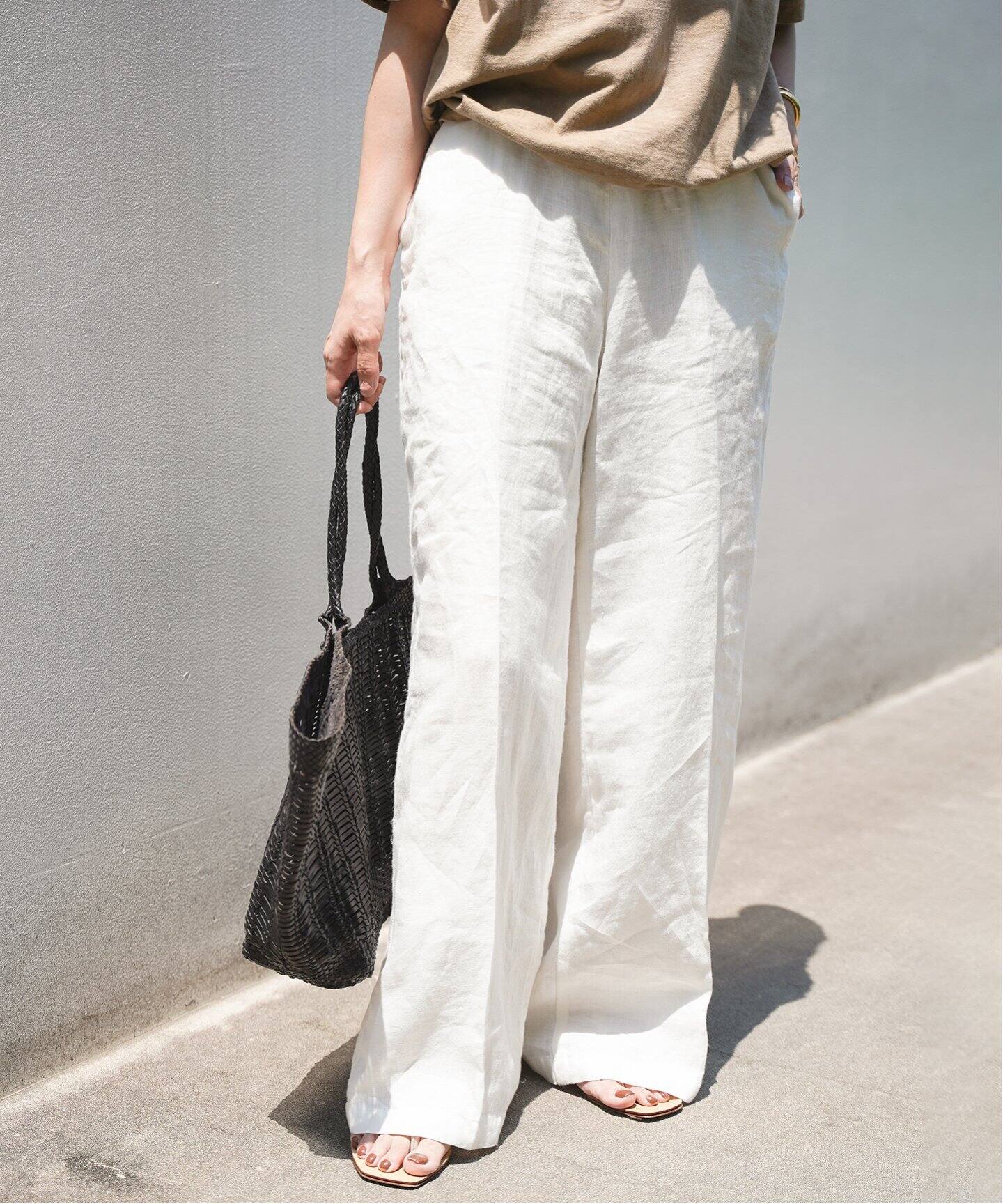 追加 Handsome リネン パンツ（その他パンツ）｜Deuxieme Classe  