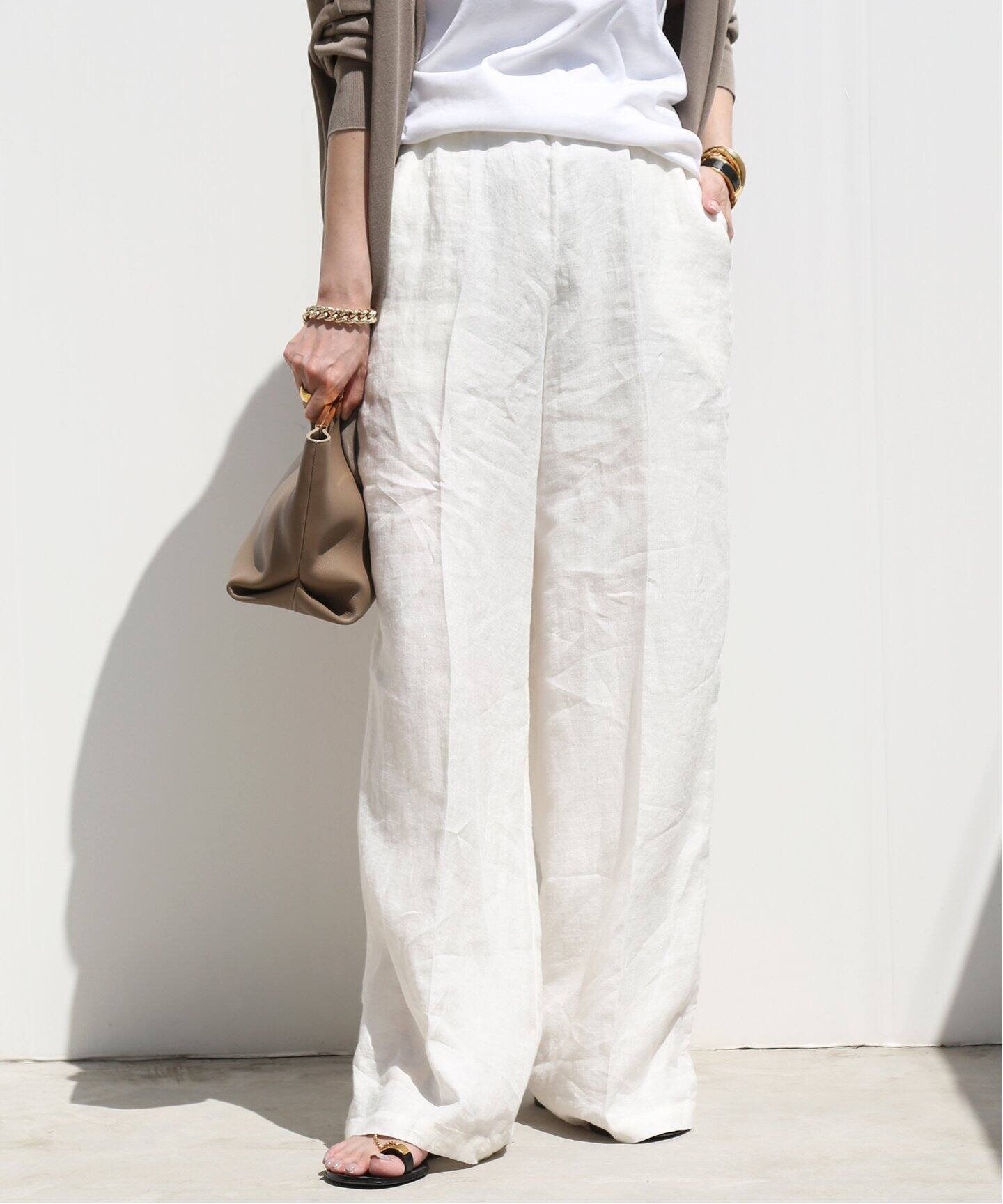 追加 Handsome リネン パンツ（その他パンツ）｜Deuxieme Classe  