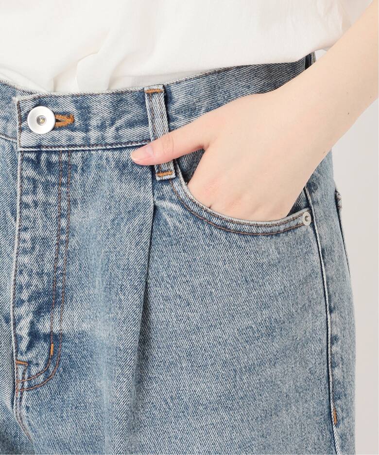 タックバギーデニム（デニムパンツ・ジーンズ）｜Deuxieme Classe  