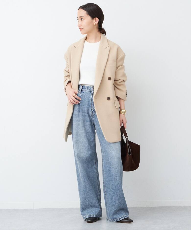 追加タックバギーデニム（デニムパンツ・ジーンズ）｜Deuxieme Classe  