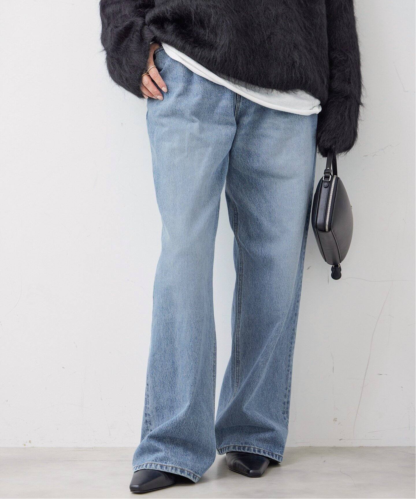 追加タックバギーデニム（デニムパンツ・ジーンズ）｜Deuxieme Classe  