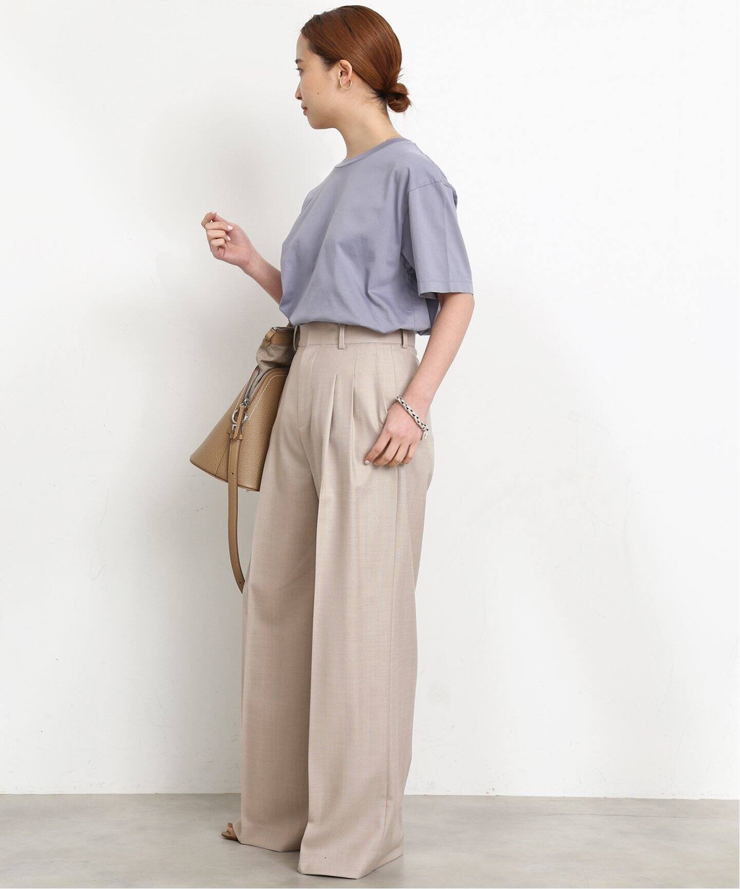 Tuck wide パンツ（スラックス）｜Deuxieme Classe（ドゥーズィエム  