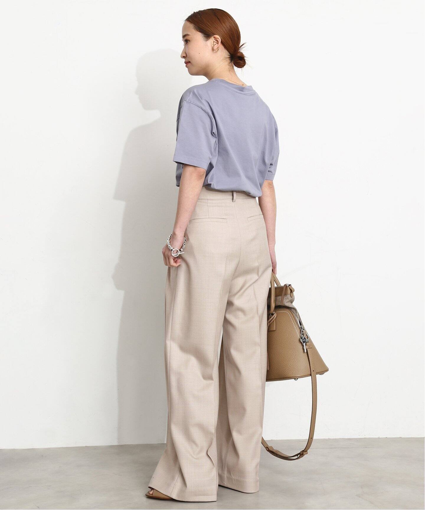 Tuck wide パンツ（スラックス）｜Deuxieme Classe（ドゥーズィエム  